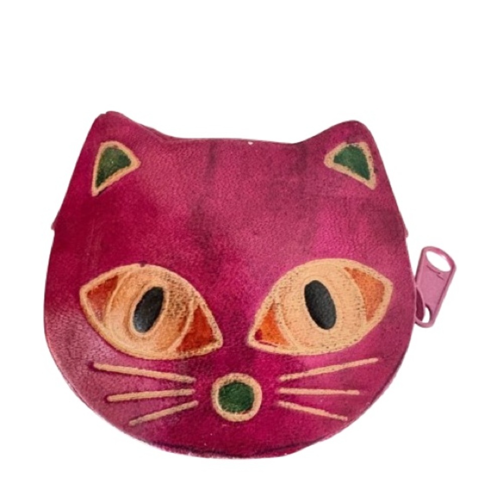 Pink Cat-Shaped Wallet
